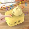 Cute Kawaii Cat Fidget Keychain Stress Relief Toy with Pressable Paw Playful Sound for Bag Decor Small Gifts