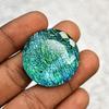 Lab-Created Opal Loose Gemstone Multicolor 74.6 ct Round 30x30mm October Birthday Birthstone