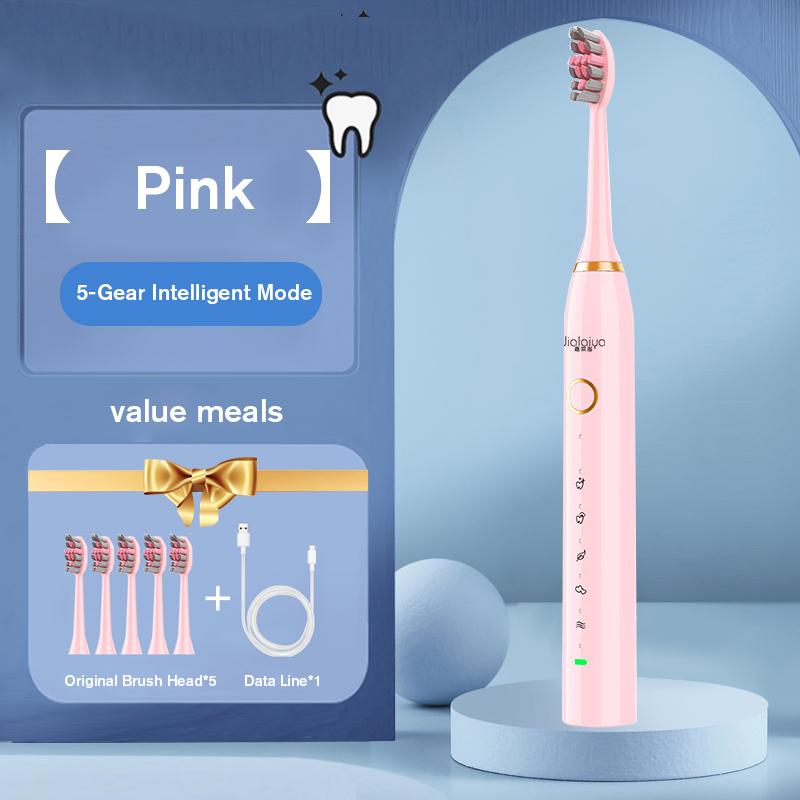 Elektrický zubní kartáček Nabíjecí bělení zubů Zubní kartáček na ústní dutinu Dobíjecí ultrazvukové bělidlo Muži Ženy Zubní kartáček