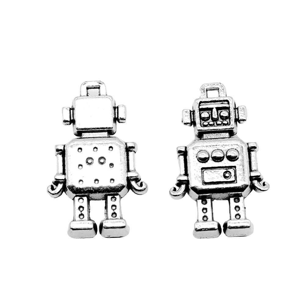 Robot Charms Multi Color Rainbows Pendants For Galaxies Fan Jewelry Making
