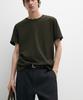 Masimodutti 100% Cotton T-Shirt Shoulder Detail