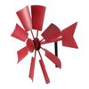 Iron Windmill Yard Winnower Garden Stakes For Outdoors Rotating Windmill Pastoral Decoration For Home Garden Farm Ornament