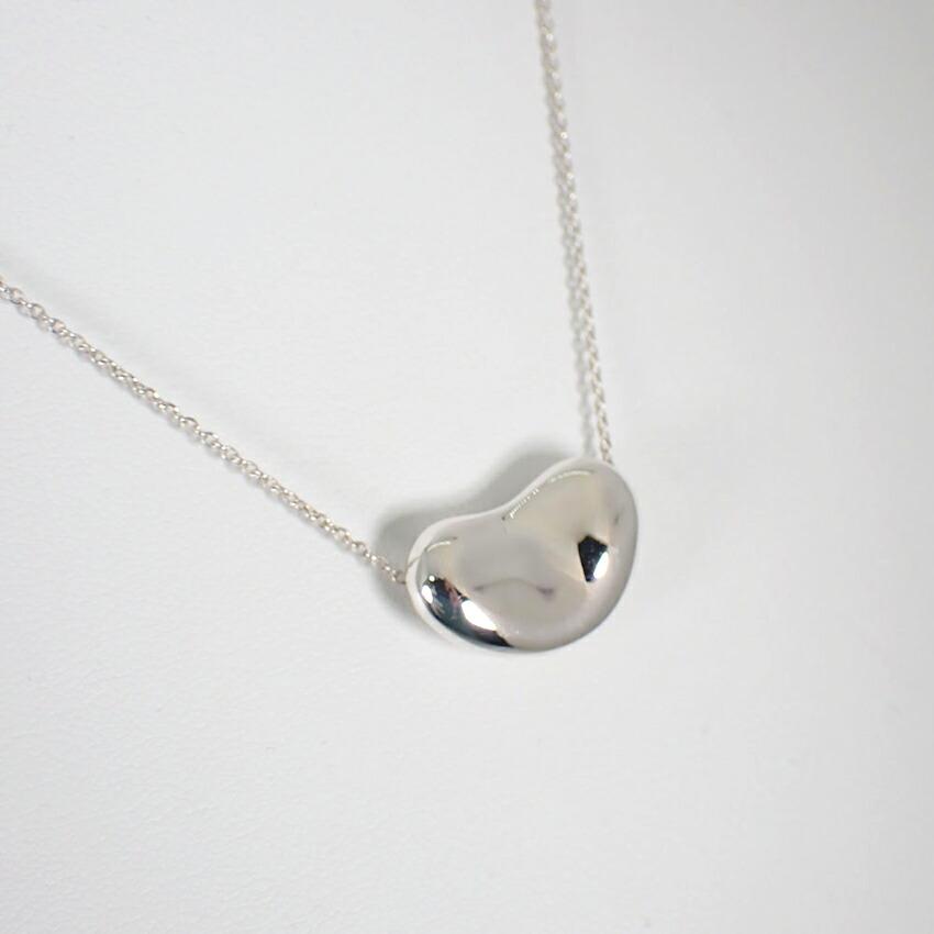 [Used] TIFFANY/Tiffany 925 Bean Pendant/Necklace/j107-8