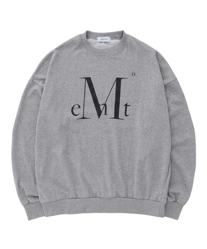 Mucent Big Logo Loose Fit Long Sleeve Sweatshirt (3 Colors)