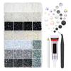 1 Bottles Of 10ml Glue 28 Colors Of Resin Dazzling,  Dazzling Kit With 1 Pieces Of Glue For Clothing Shoes Art Book Art 10ml