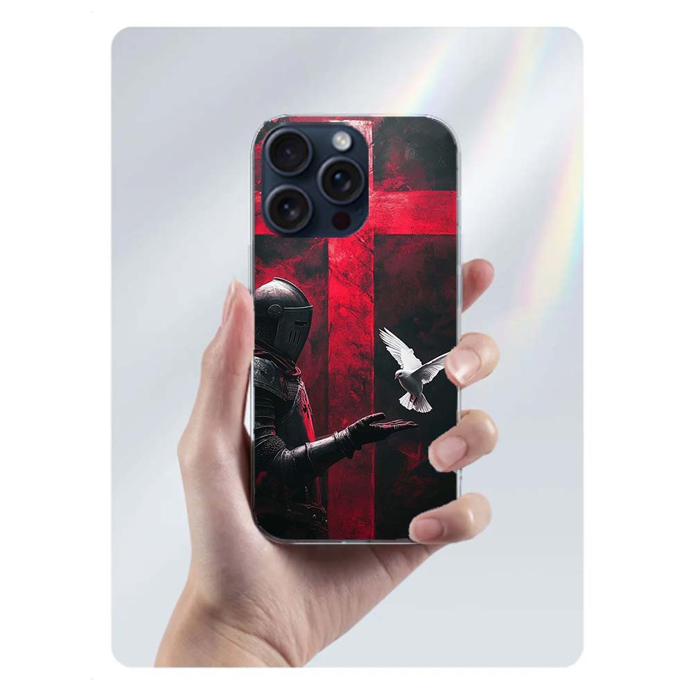 

The Bright Red Crusade Clear Phone Case For Iphone 17 Air 16 Pro Max 15 Pro 14 Plus 17E 16E 11 13 12 Mini Cover Cases Fundas Cel iPhone XR