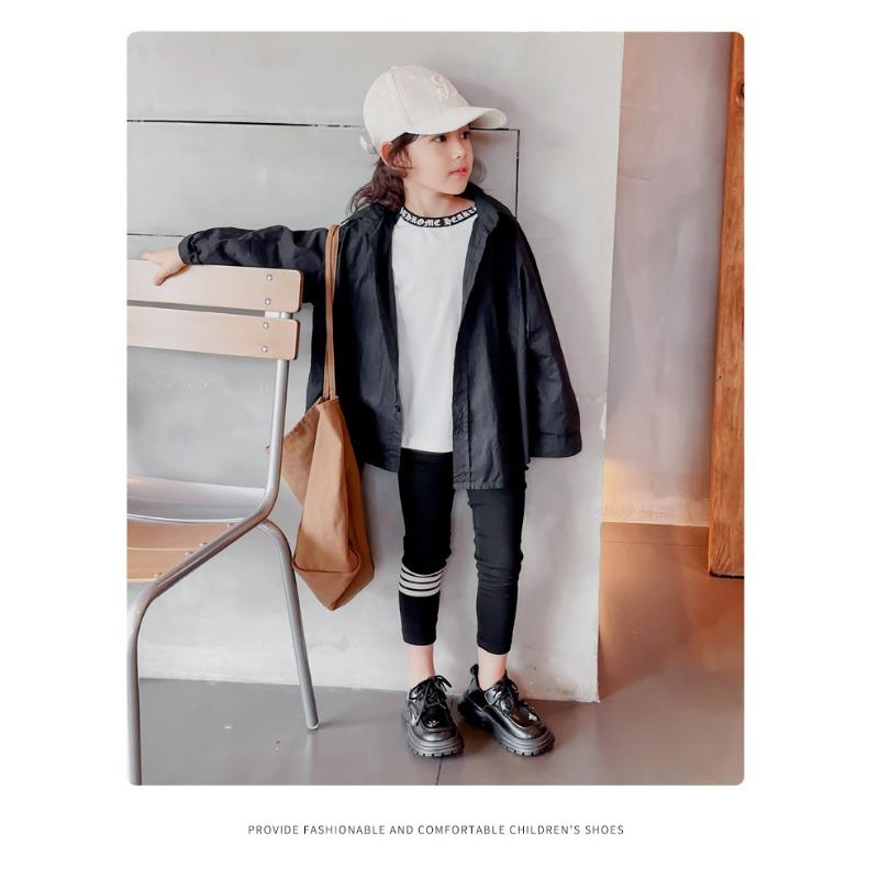 Children's Shoes Boys' Shoes Autumn New Girls Students Soft Soles Foreign Style Lace-up Princess Shoes Comfortable Small Leather Shoes