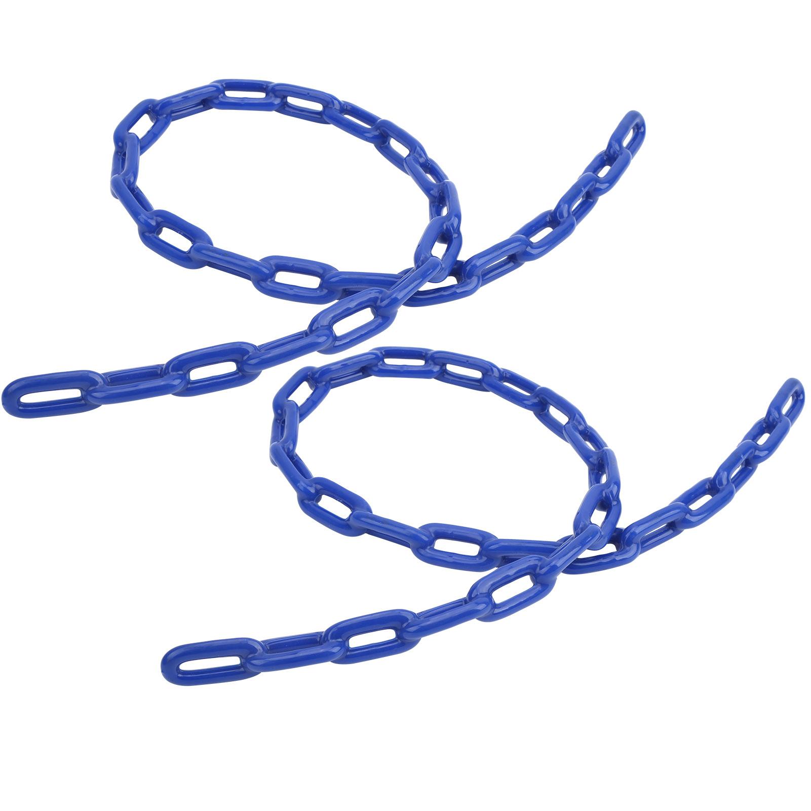

2Pcs Children Swing Extension Chain Plastic Coated Iron Chain Indoor Outdoor Swing Parts