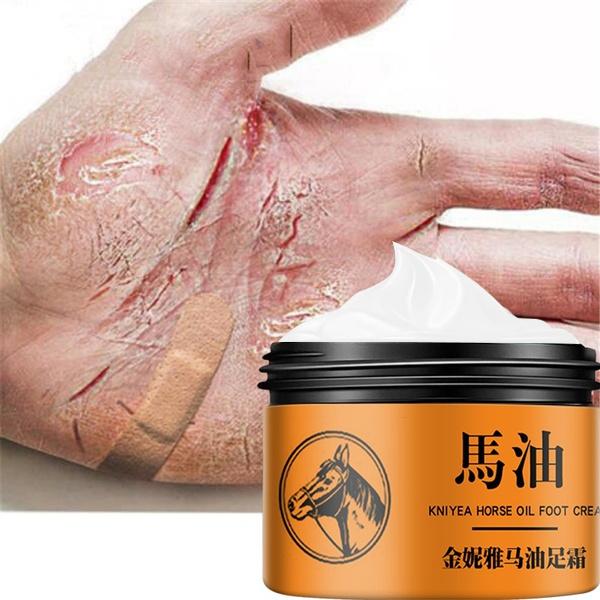 1 Box Horse Oil Hand And Foot Repair Cream Skin Moisturizing Foot Skin Care