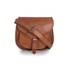 Goat Leather Crossbody Bag for Women | Handmade Vintage Brown Purse | Small Leather Satchel | Shoulder Bag | Gift for Her
