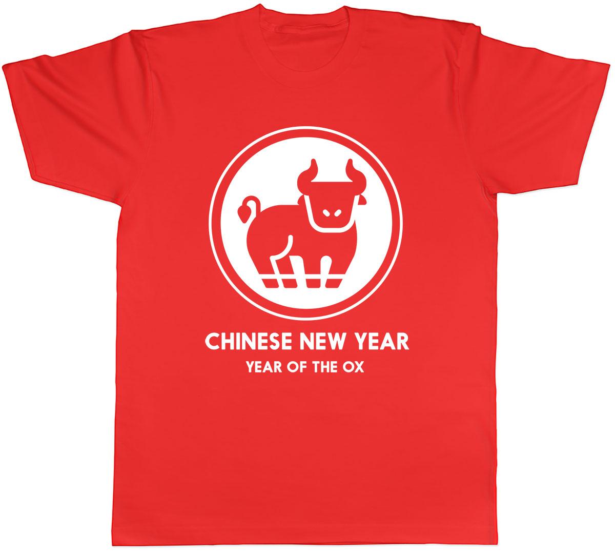 Chinese New Year of OX 2021 Unisexs Unisex TShirt Tee S