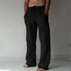 2022 Hot-Selling Men's Casual Linen Solid Color Thin Long Pants