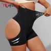 Flarixa Seamless Tummy Control Body Shaper Women Panties Hollow Out Butt Lifter Shorts Breathable Thigh Shapewear High Waist