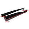 A Pair Car Rear Bumper Lip Diffuser Splitter Spoiler Guard Canard Protector For Subaru Impreza WRX Sti 2011-2014 4Dr CS Style