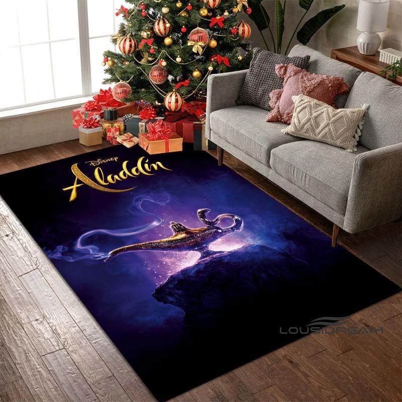 

(Aladdin) Cartoon Magic Carpet, suitable for living room and bedroom décor, stylish kitchen mat, coffee table mat, doormat, 60x90cm