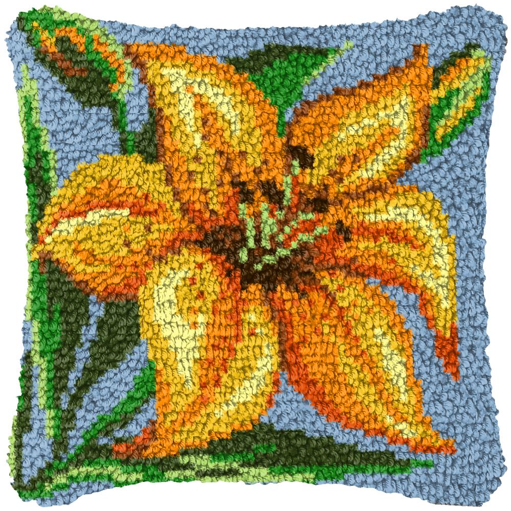 3d Segment Embroidery Pillow Wool Handcraft Diy Latch Hook Rug Kits Bee Sunflower Series Carpet Embroidery Materials Supplies
