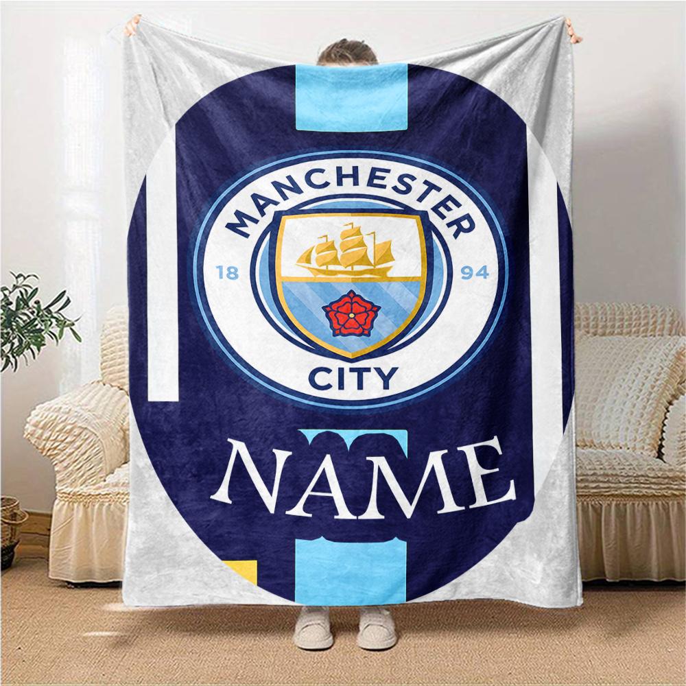 Custom Name FC Ingolstadt Team Crest blanket for Couch & Bed, Plush Cozy Fuzzy Blanket Super Soft & Warm Blankets for Fall and Winter. 0908277
