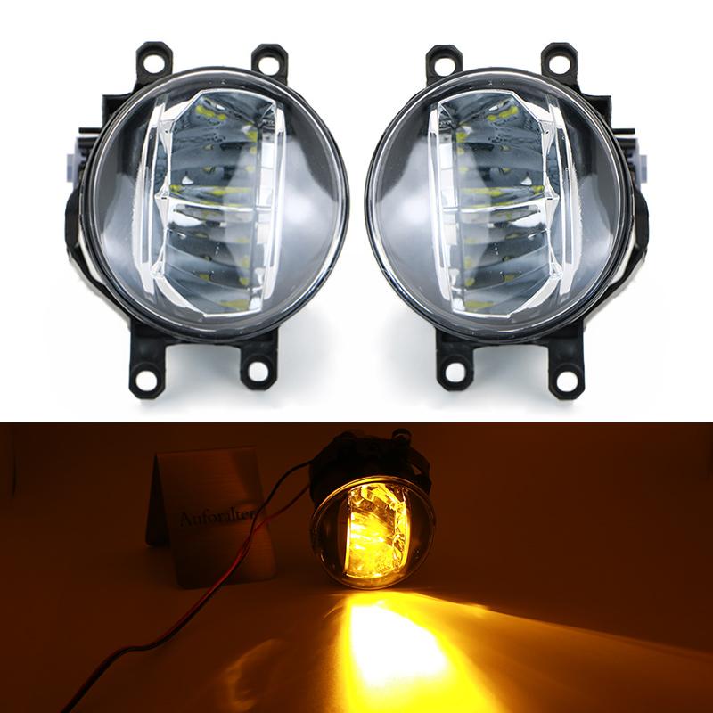 

Pair Left&Right Fog Lamp Assembly For Toyota 2015-2016 Lexus 2013-2016 Replacement LED Anti Fog Light 8121048050 8122048050 Left Right Yellow