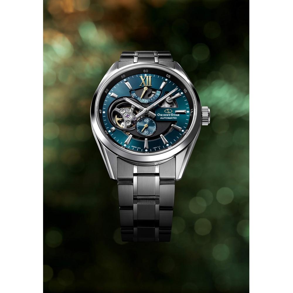 [Orient Star] ORIENT STAR Automatic Watch Modern Skeleton Mechanical Made in Japan 2 Year Domestic Manufacturer Warranty Open Heart RK-AV0114E Men's G