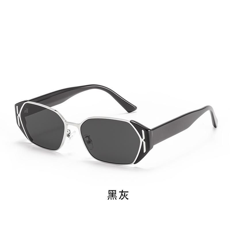 Premium Plate Sunglasses 1085 Box Trendy Plain And Versatile Uv-Proof Sunglasses