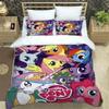 Cartone Animato My Little-P-Ponys Set Biancheria da Letto set squisito per il letto copripiumino set coperta piumino set biancheria da letto lusso regalo di compleanno