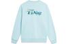 Li Ning Sports Life Collection Floral Logo Fleece Lined Thermal Antibacterial Loose Fit Pullover Sweatshirt Women's AWDTE46-3