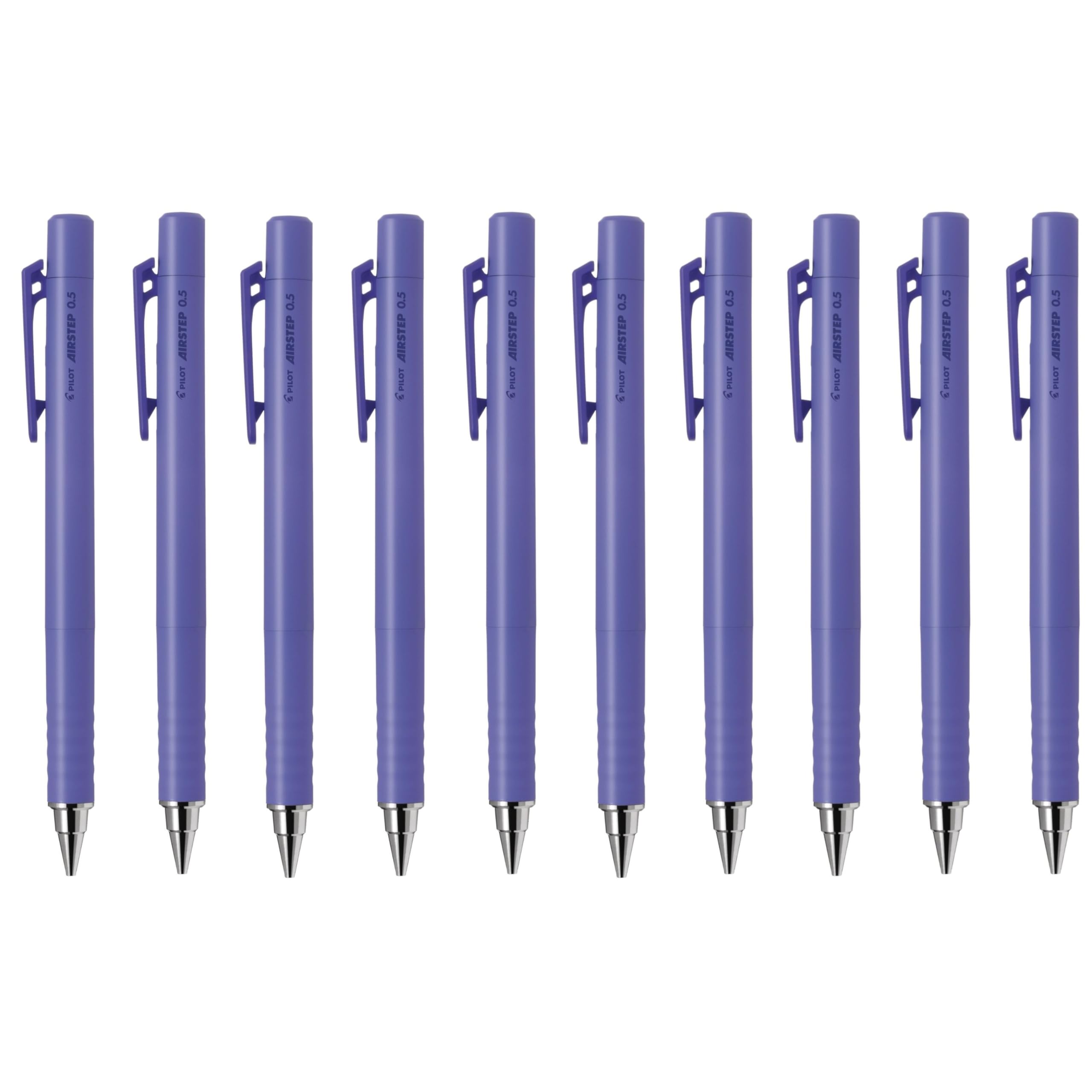 

PILOT Air Step Mechanical Air Step Bio Set Writing Pencils, 0.5mm, Red, 10-Piece (10HAS15ASV), Long-Distance