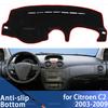 Armaturenbrettabdeckung Pad Autoauskleidung Anti-UV-Matte Sonnenblende Dashmat Teppich Armaturenbrett für Citroen C2 2003 2004 2005 2006 2007 2008 2009