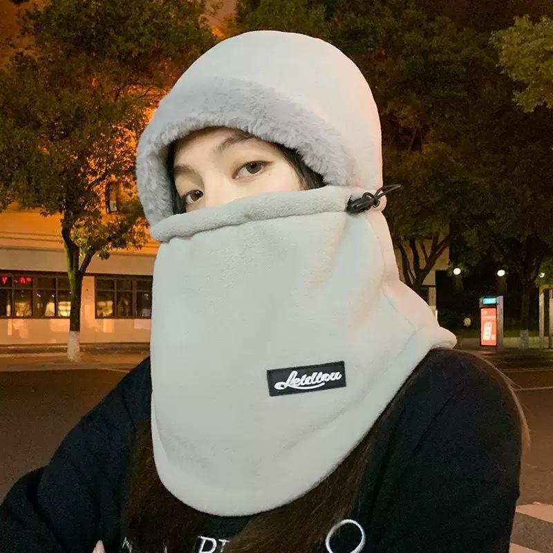 Winter new scarf bag head integrated ear protection cap children's electric vehicle riding warm cap windproof and cold riding cap