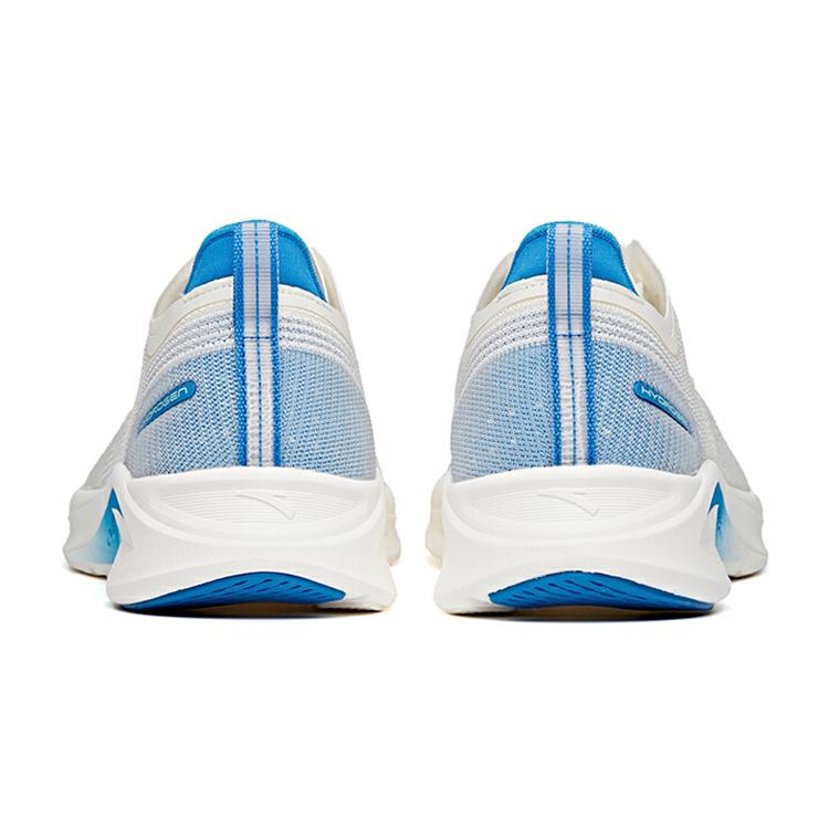 New Anta Hydrogen Run III Cushioning Anti Slip Wear Resistant Breathability Low Top Running Shoes Men's Ivory White 112125540-1