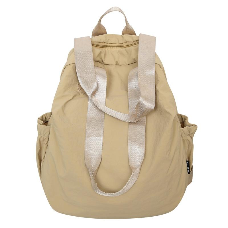 Schoolbag New Sports Double Backpack, Lightweight Cloth Bag Large Capacity Shoulder Bag, Casual Versatile Travel Double Backpack