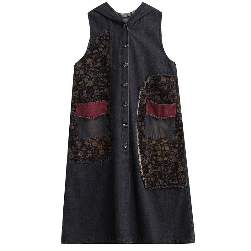 Fashion Autumn Slim Korean Female Long Coat Long Sleeve Tunic Windbreaker Plus Size Women Denim Trench