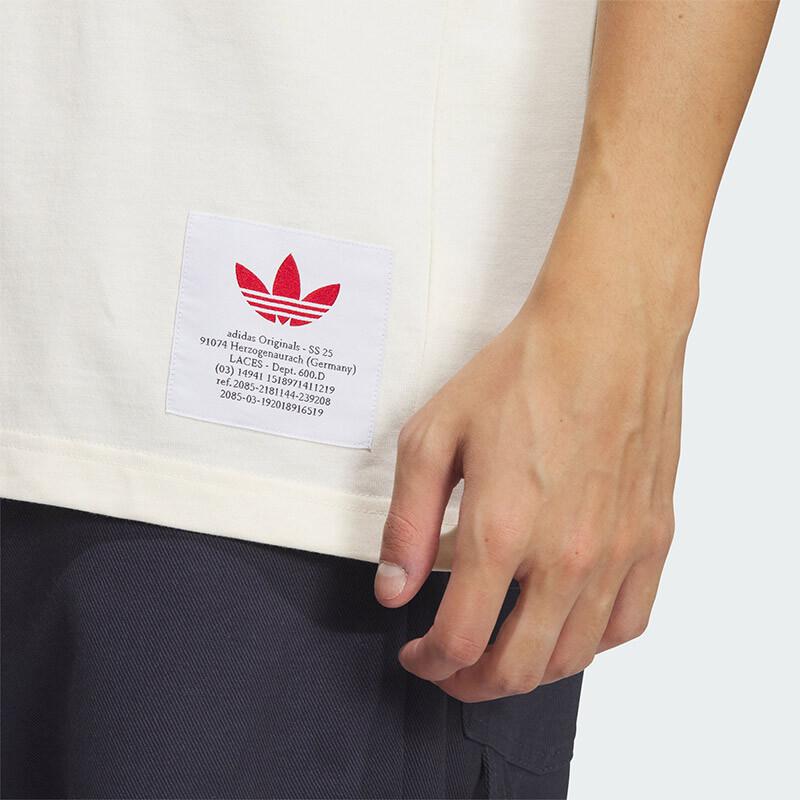 adidas Originals Casual Comfortable Round Neck Short Sleeve T-Shirt JX2617