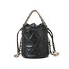 Women'S Bag Portable Diamond Leather Bag Stylish And Simple Shoulder Bag Retro Bucket Bag Women'S Bag