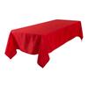 Red Table Cover Tablecloth Waterproofie Washable Foldable Polyester Fabric For Indoor and Outdoor Party Use