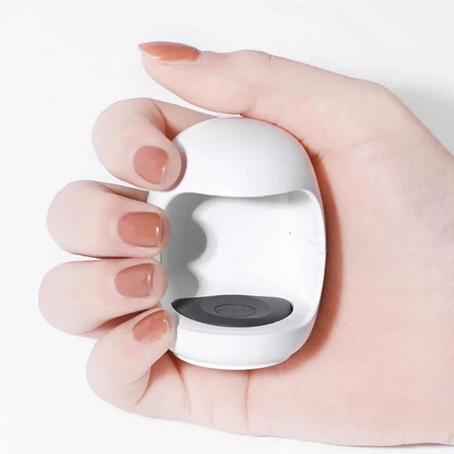 6W Mini LED Nail Lamp – Cute Eggshell Design USB UV Lamp, Quick-Dry Portable Gel Nail Dryer for Home & Travel Manicure