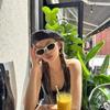New Style For Women Sun Glasses Oval Shaped Shape TR90 Material Material For Gents' Sun Glasses High Quality Outdoor Use Sunglass