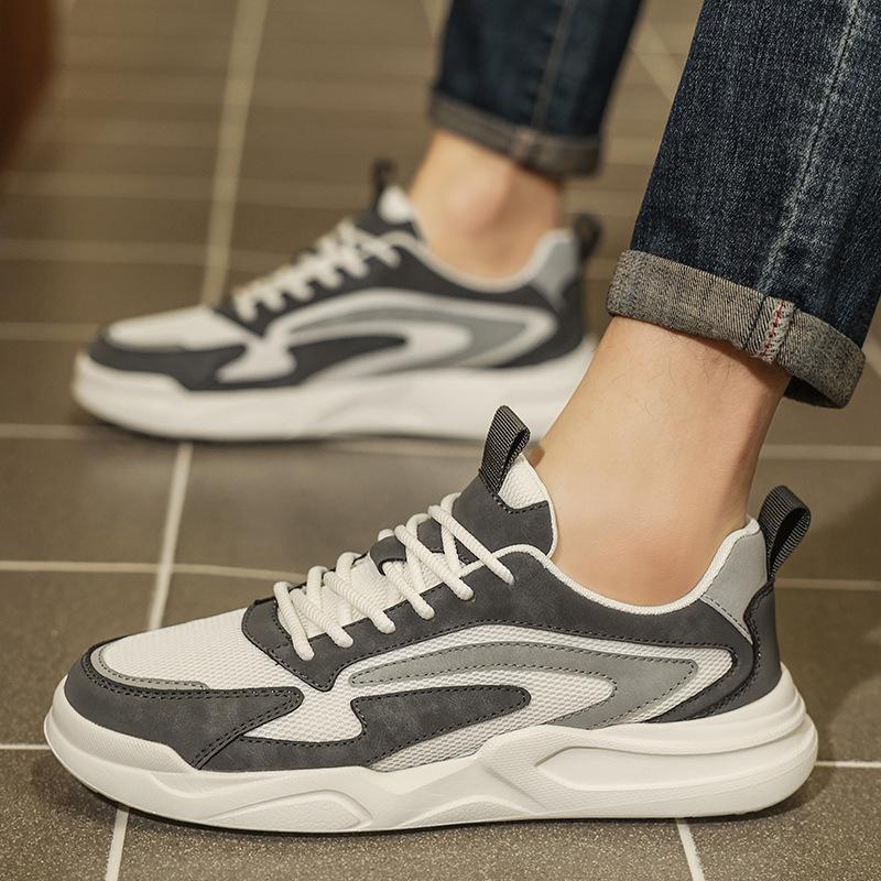 

2025 summer summer mesh men s shoes breathable versatile casual sports shoes men s platform fashion trend dad shoes 44