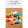 Wooden Fruit Cutting Play Set Kids Educational Pretend Play Toy For Boys Girls