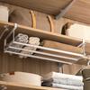 Adjustable Shoe Rack | Space-Saving Layered Organizer For Home Shoe Cabinets | Under-Shelf Shoe Holder With Hanging Basket