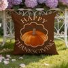 Holiday Thanksgiving Cushion Cover Home  Car DualScene Pillow Cover Reversible for Premium Comfort