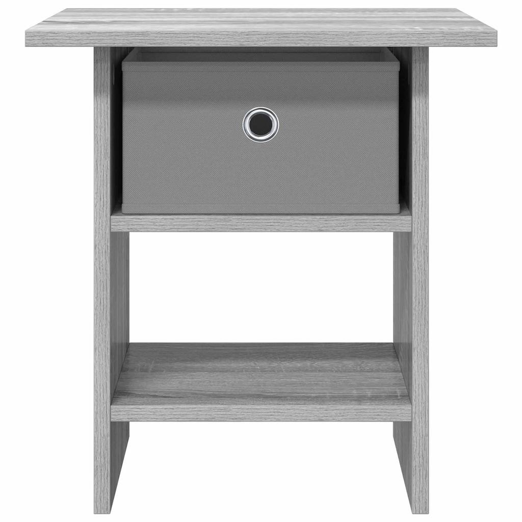 Nightstand 2 pcs Grey Sonoma 41 x 40 x 45 cm Particleboard