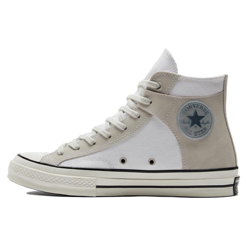 Converse 1970s Comfortable and Versatile High Top Espadrilles Unisex White Grey