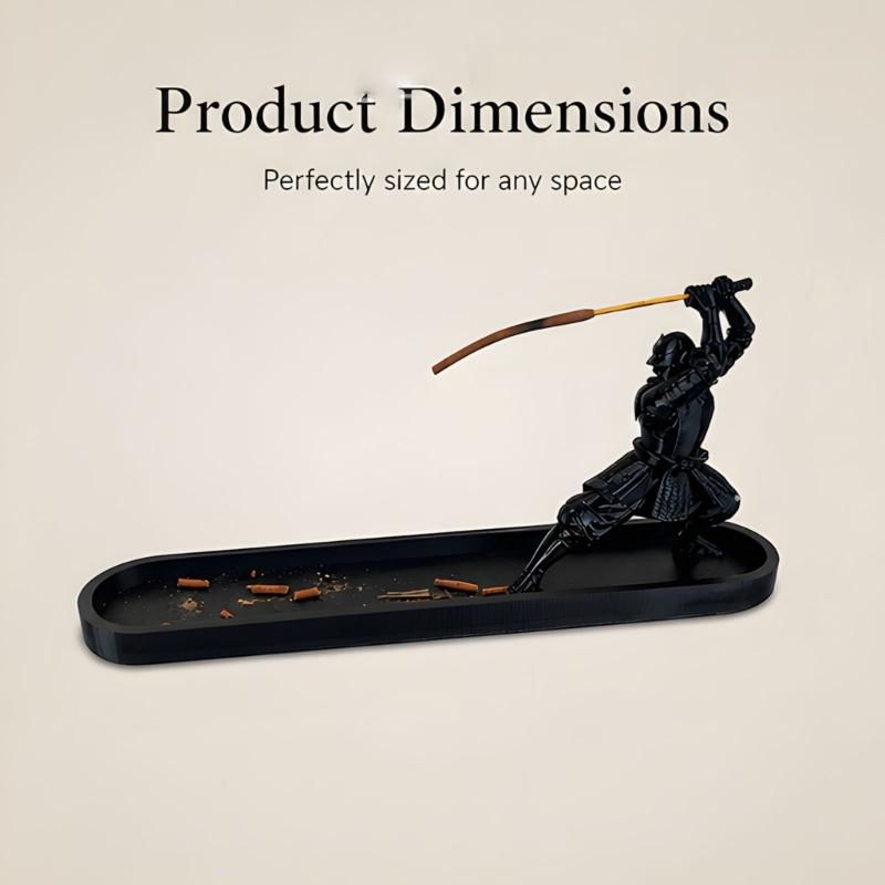 Quiet Corner Stick Stand Statue with Long Tray for Shelf Desk Display Piece, 7.5 X 3.1 X 3.9 In Figure Form for Reading Corner Styling