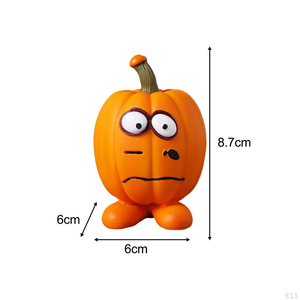 Harts Pumpa Roliga Ansikten Konstgjorda Pumpor Kalebasser Statyett För Högtider