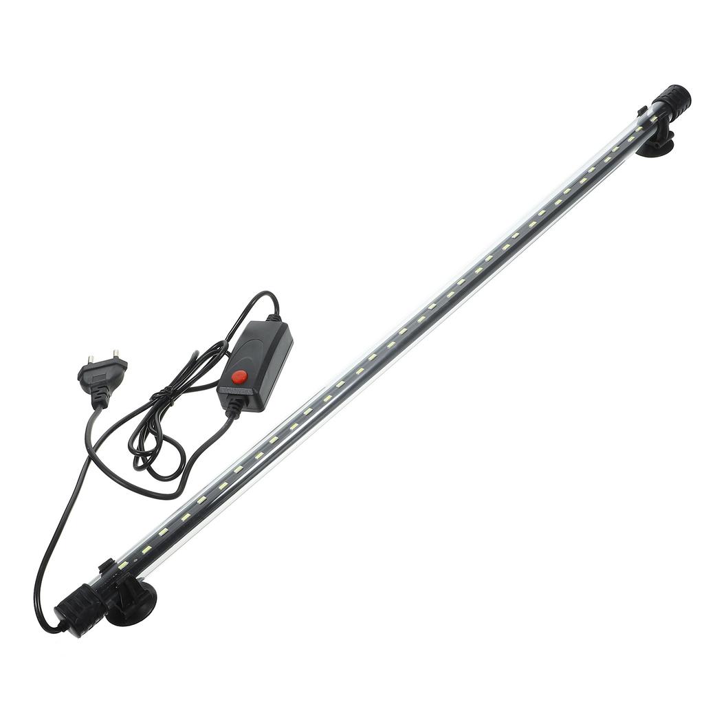 1Pcs Fish Tank Lamp Aquarium Landscaping LED Light Pure White Long-Lasting Material Suction Cups Easy Fixing Fish Tank