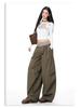 Women's Patchwork High-Waist Slimming Wide-Leg Pants - Spring/Autumn 2026