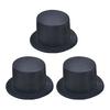 Mini Top Hat 9cm EVA Baby Toppers for Dolls Crafts Black/White Pet Costume Accessory