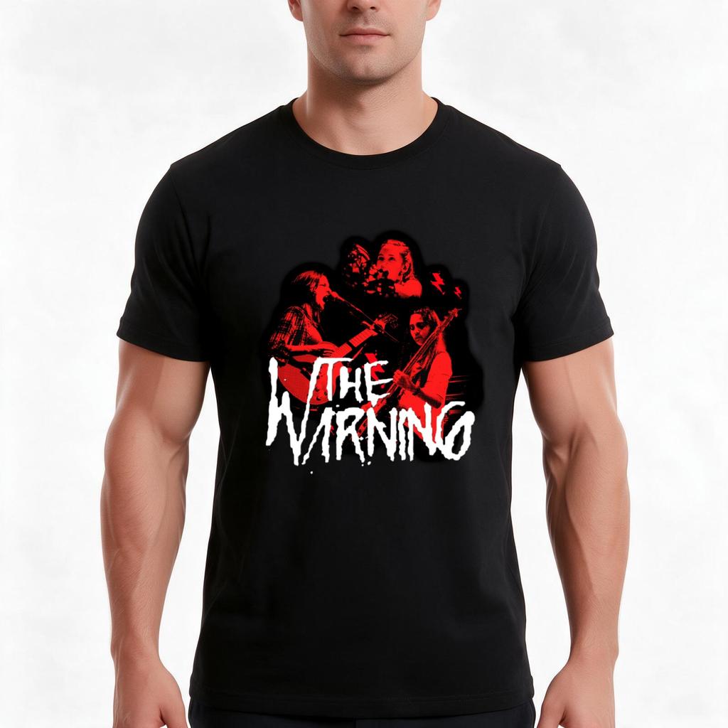 The Warning Band Is A Rock Band Our New Collection Tshirt Summer Casual Cotton Tee Oversized Streetwear Tops 100 Cotton