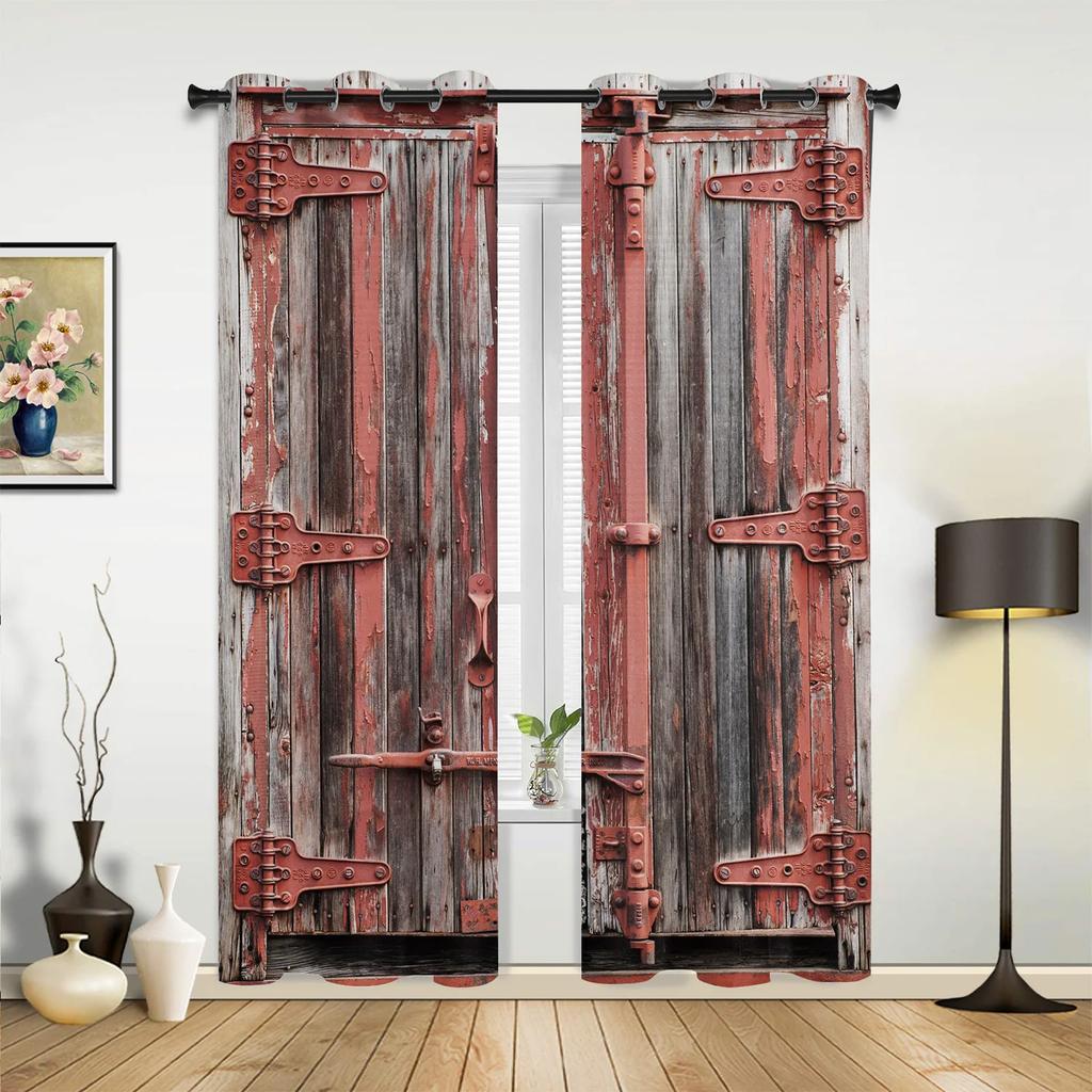 Medinė durų rankena Užuolaidos miegamajam, svetainei, užuolaidos, virtuvė, vaikų kambarys, langų užuolaida, modernus namų dekoras